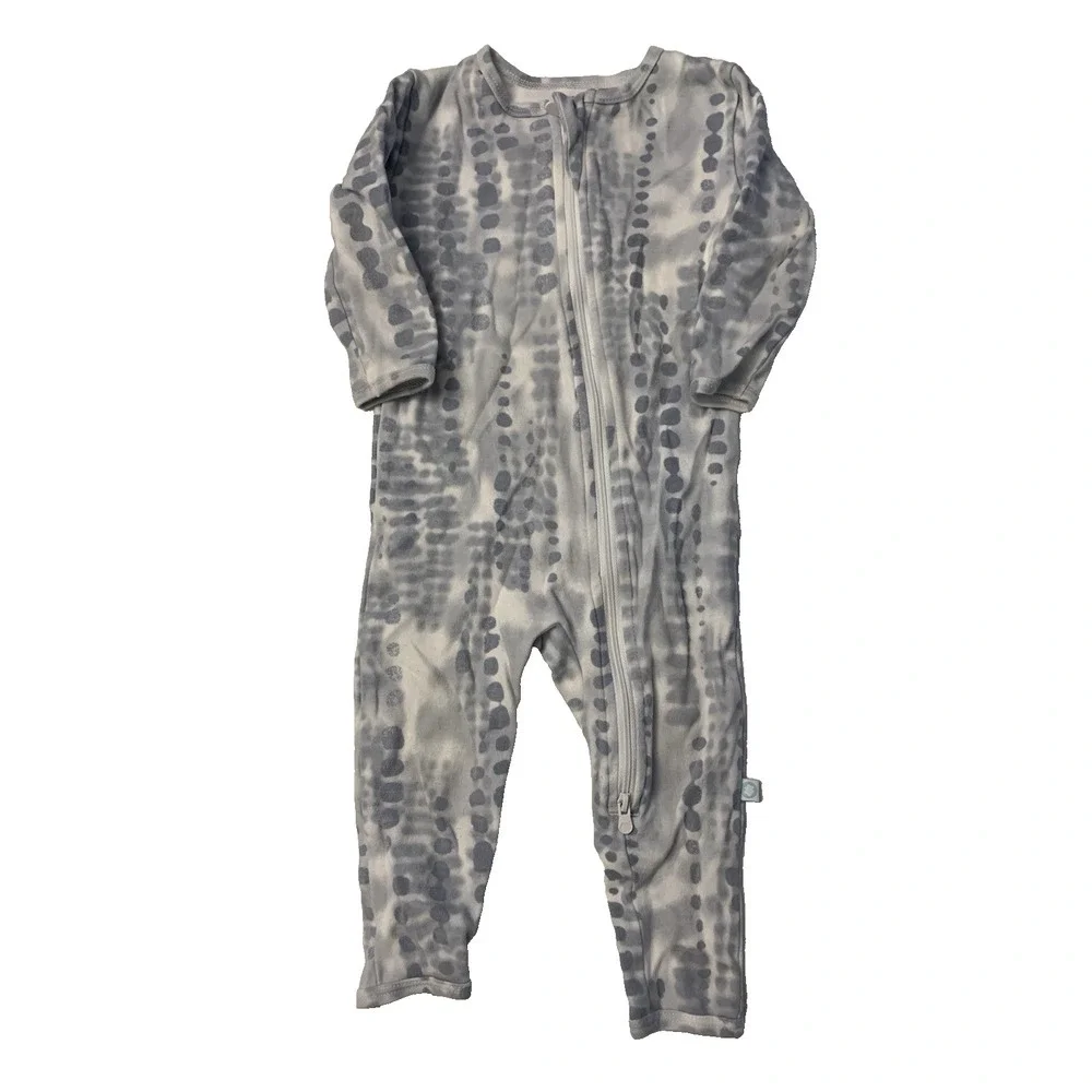 Dreamland Baby Sleepers Lot of 2 6-12 Months Cotton Zipper Pajamas Unisex